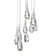 Hibiscus 9 - Light LED Pendant