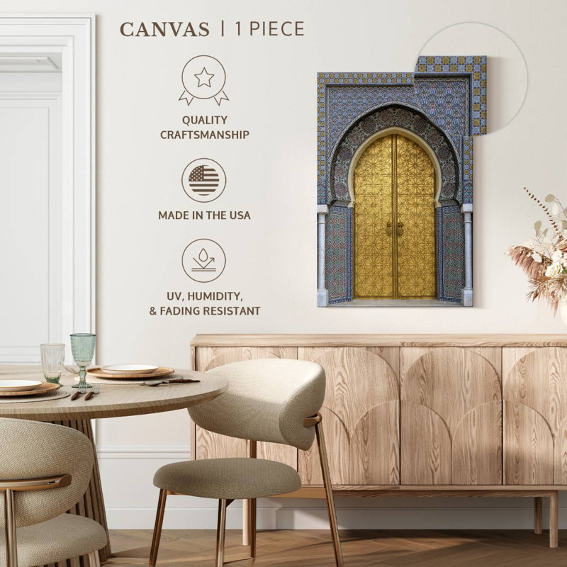Moroccan Style Door, 24" H x 16" W