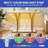 Modern Faux Marble Console Table with Gold Metal Frame, Narrow Entryway Sofa Table with Bottom Shelf-2089451564