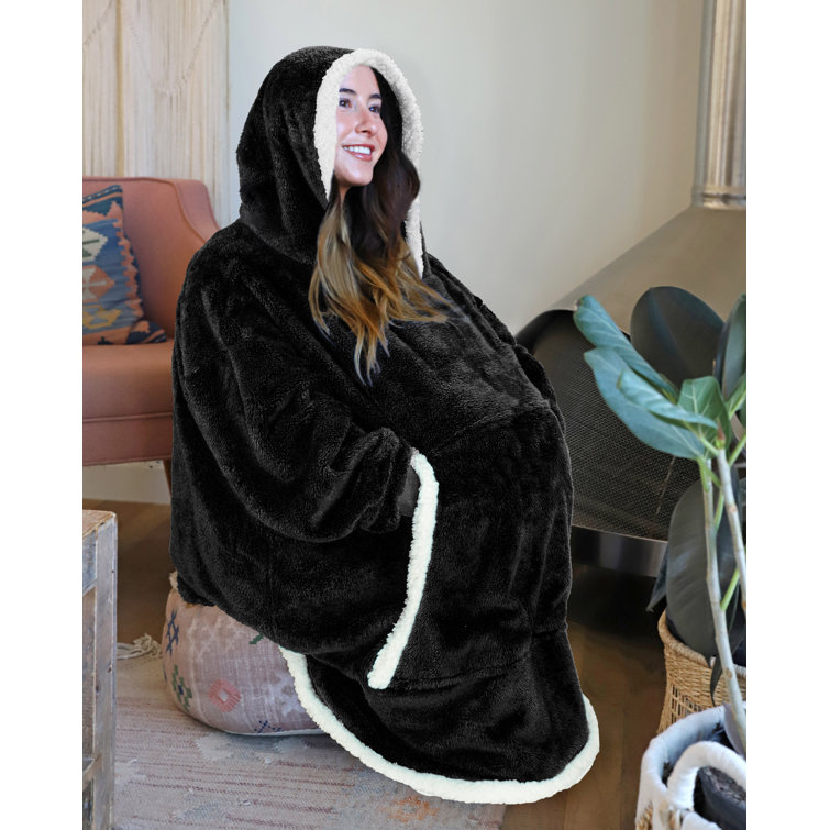 Snuggle Blanket Custom Snuggie With Picture Hoodie Mens