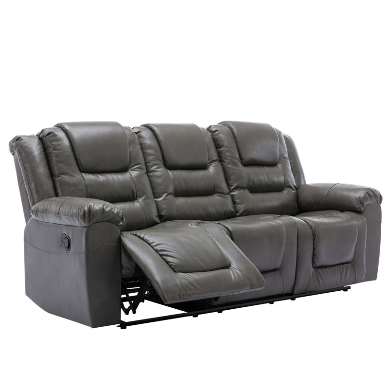 Home Theater Recliner Manual Recliner Chair With A Storage Box And Two Cup Holders For Living Room,Bedroom
