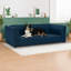 Canapé confortable surdimensionné pour animaux de compagnie de taille moyenne / grande avec dossier, accoudoirs et coussin moelleux-211226757