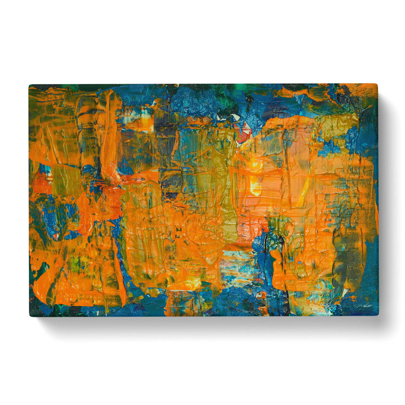 Abstract Art Painting Vol.88 by S.Johnson - Wrapped Canvas Painting, 40cm H x 60cm W x 3cm D