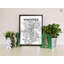« winnipeg city map », reproduction d’impression sur affiche en encre-22634311
