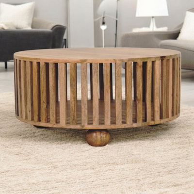Table basse à lattes