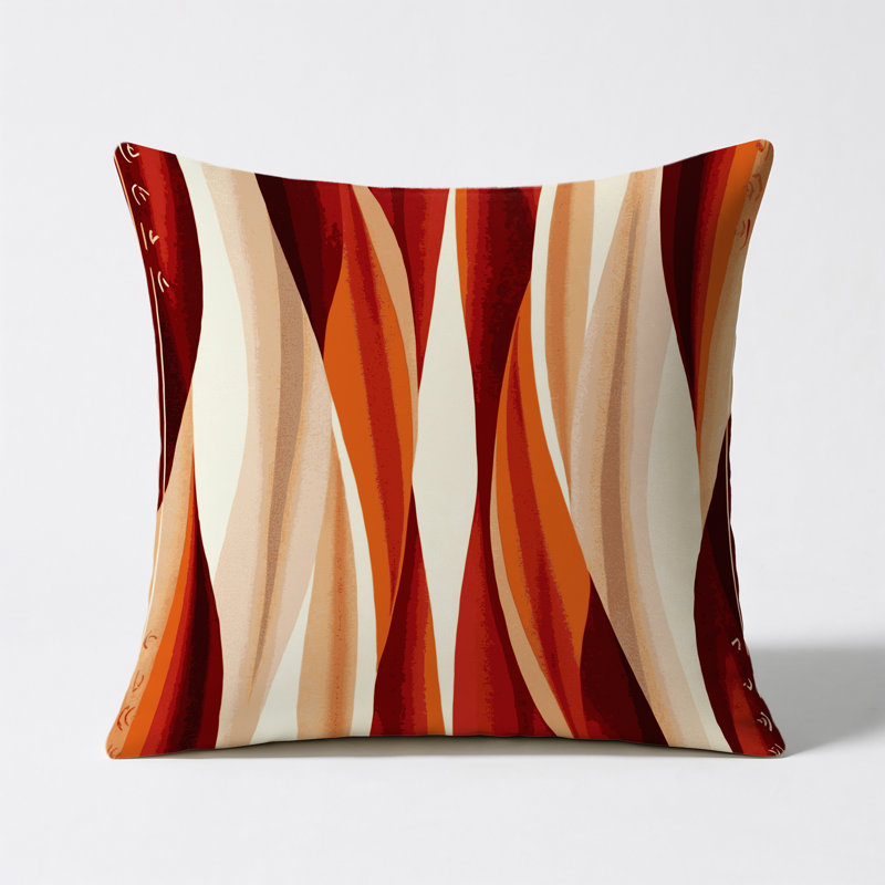 Scarlet Winds Indoor And Outdoor Throw Pillow, Square 16"