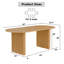 Table de salle à manger 67 po x P 33,5 po-27274667-27274676