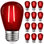 Guirlande lumineuse 0,5 W à DEL S14 de 0,5 W, culot moyen (standard) E26