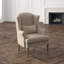 Linen Wingback Chair