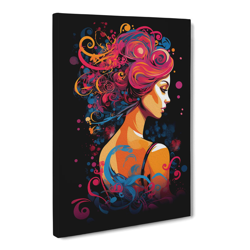 Cancer Zodiac Pop Art - Wrapped Canvas, 60cm H x 40cm W x 3cm D