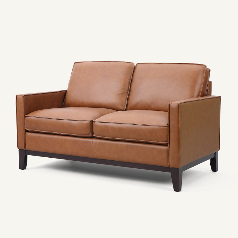 Causeuse en cuir Samhara