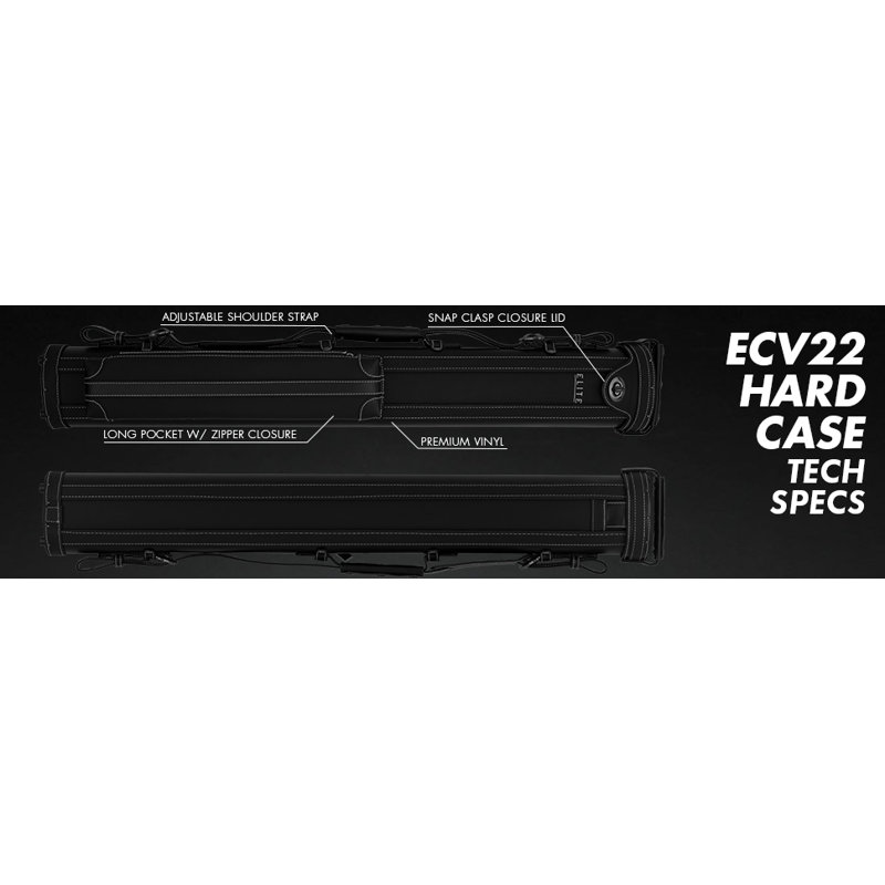 2'10" Pool Cue Case, Black