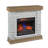 duraflame Wall Mantel Electric Fireplace, Rustic White