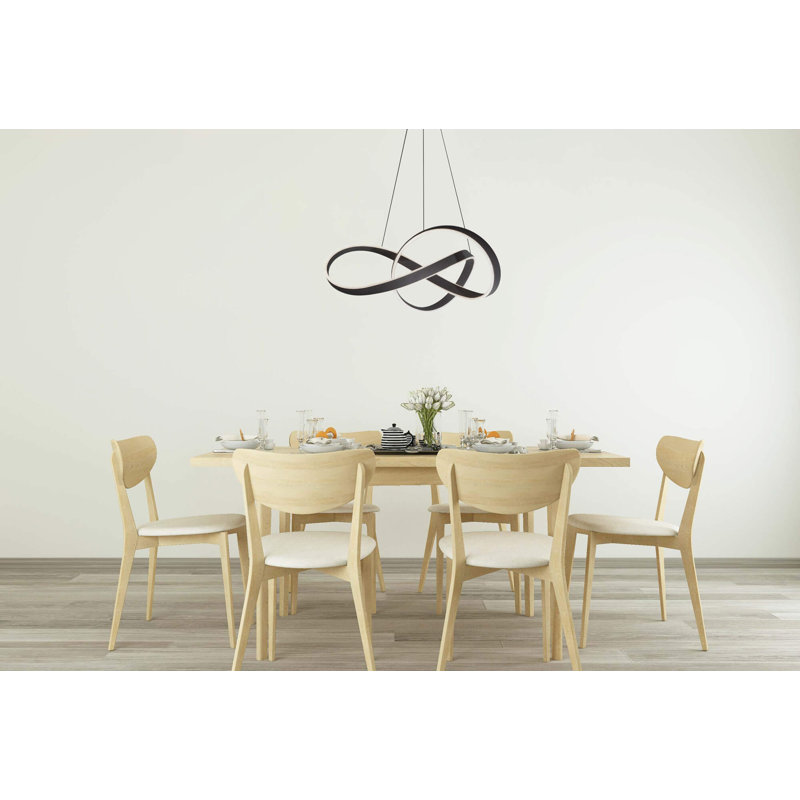 Luminaire suspendu à DEL 5CCT Jayleigh, Noir
