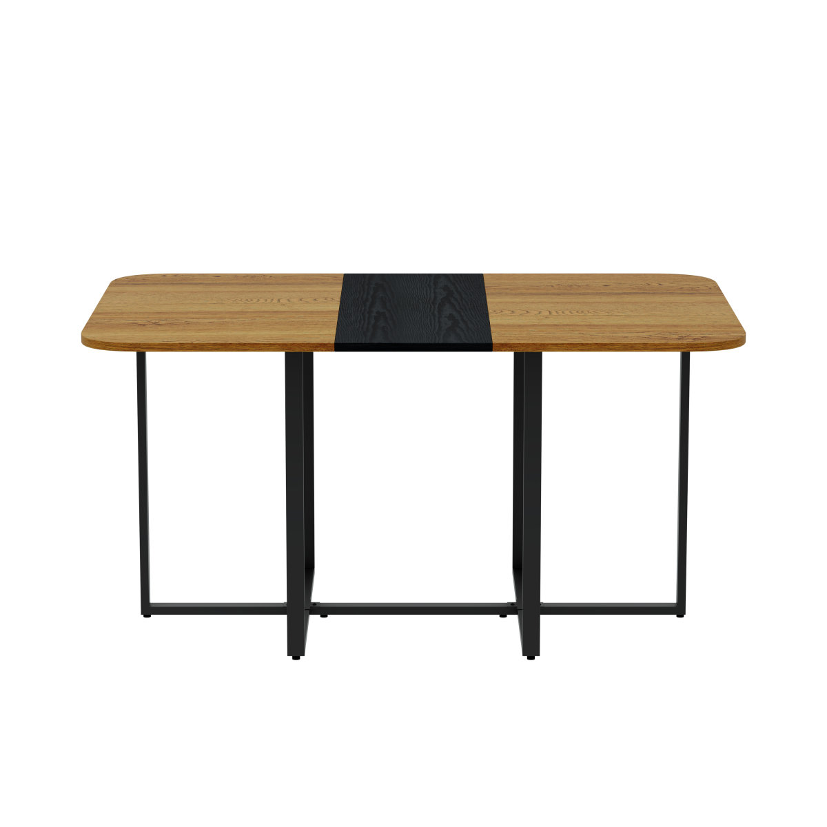 Latitude Run® 7-Piece Rectangular Dining Table Set, Fixed Two-Tone Wood ...