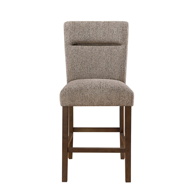Ensemble de chaises de salle à manger extra-rembourrées brun 2PK | Idée de cadeau