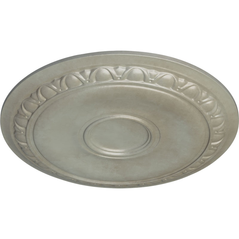 24 médaillons de plafond 24 1/4 po x P 1 1/2 po Caputo (convient aux auvents jusqu'à 6 po), Doré Flash