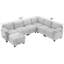 Canapé modulaire 7 pièces en velours côtelé-814120726