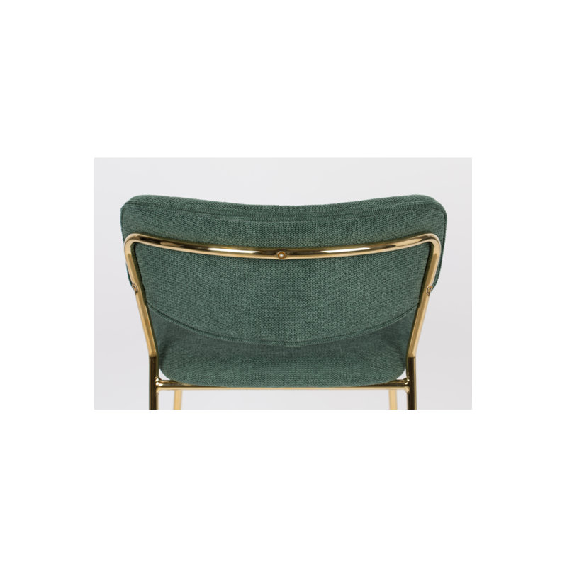 Jolien 26'' Counter Stool, Gold/Dark Green, Dark Green