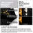 Foil Printed Constellation Pattern Blackout Grommet Curtains (Set of 4)-106634988-106635000