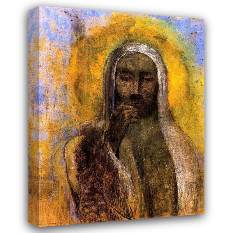Art sur toile tendue, Astoria Grand Redon, Odilon Gallery, Christ in Silence, H 24 po x l 19 po