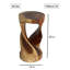 Table de bout cylindrique en bois massif-1392237031