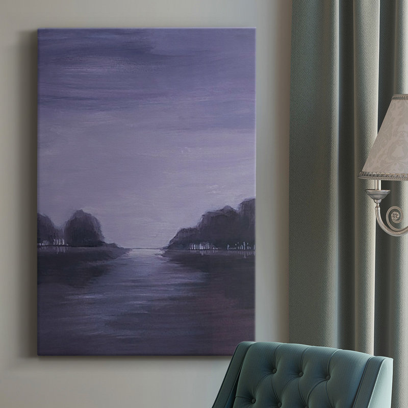 " Amethyst Moonlight II ", 12" H x 8" W x 1" D