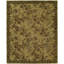Wool Floral Area Rug in Brown/Beige-1256635820