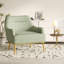 Fauteuil d'appoint Virelli Modern Chenille-1675135906