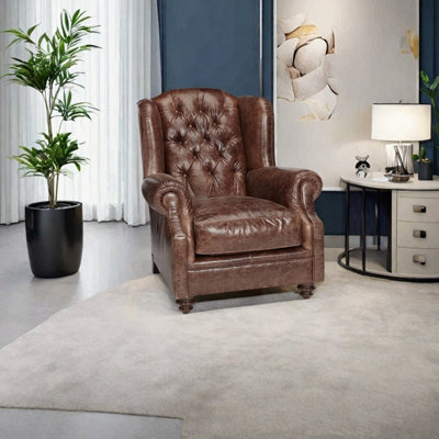 33.46" Wide Faux Leather Recliner