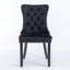 Chaises de salle à manger en velours classique-1301875626