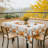 1pc Autumn Decor Thanksgiving Polyester Tablecloth, Pumpkin, Maple Leaves, And Flowers Pattern Design, Rectangular And Round Autumn Harvest Tablecloth, Thanksgiving Gift, Suitable For Fall Indoor/Outdoor Use, Camping And Picnic Decoration-120014794