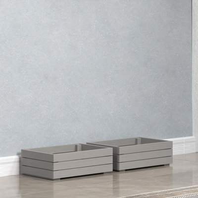 Marazzi Solid Wood Organiser Box - Set of 2