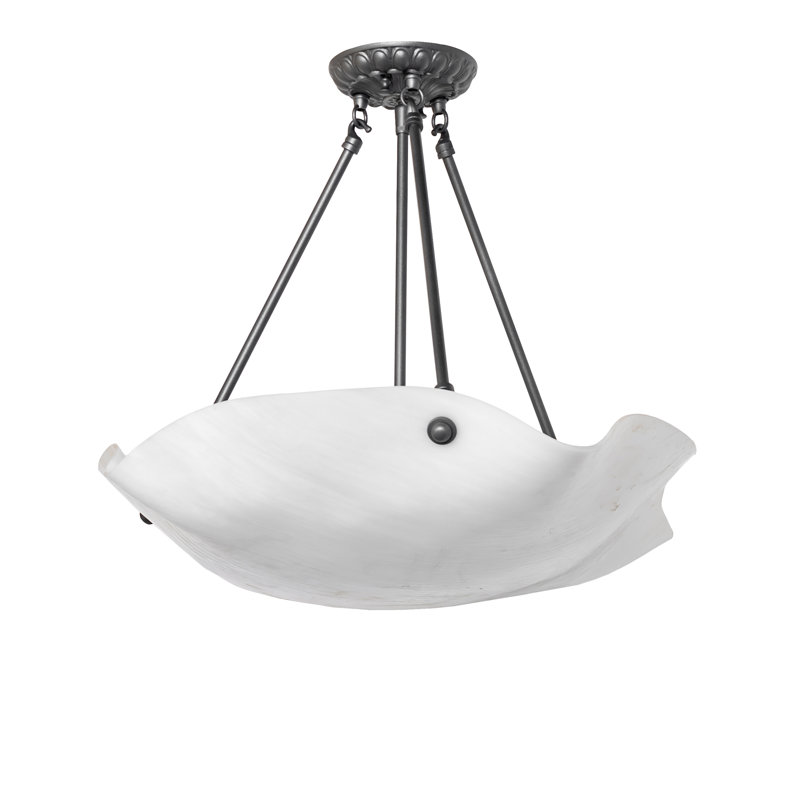 4 - Light Semi Flush Mount