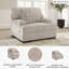 Fauteuil surdimensionné Demetrina