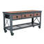 8-Piece Industrial Garage Storage Set with 2 72 in. Workbenches, 4 Wall Cabinets & 2 Freestanding Cabinets