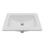 Lavabo de salle de bain rectangulaire en porcelaine vitrifiée de 23 po Karran Valera