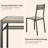 Betson 3-Piece Square Dining Table Set with Metal Chairs-259428374