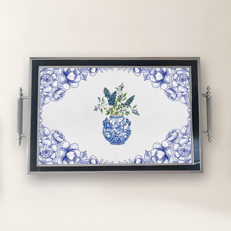 Élégant plateau en verre de 19,7 po x 11,4 po x 1,4 po | Fabrication 100% verre durable | Facile à nettoyer avec un chiffon humide | Idéal pour le service, la présentation décorative et l'organisation | Ajout élégant à la décoration intérieure