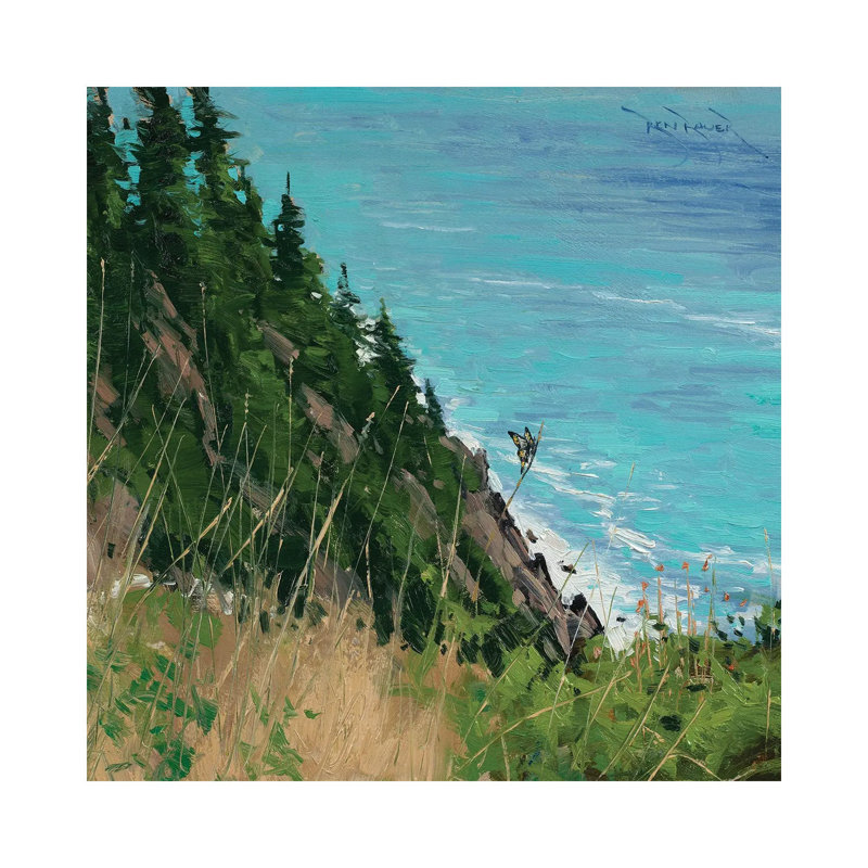 Oregon Coast by Ben Bauer - Wrapped Canvas Painting, 93.98 cm H x 93.98 cm W x 3.175 cm D