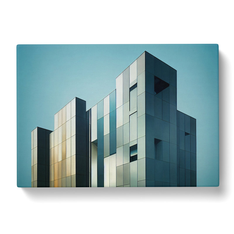 Building Architecture Vol.3 - Wrapped Canvas, 35cm H x 50cm W x 3cm D