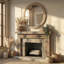Miroir mural rond en bois massif-1059981930-1058976921