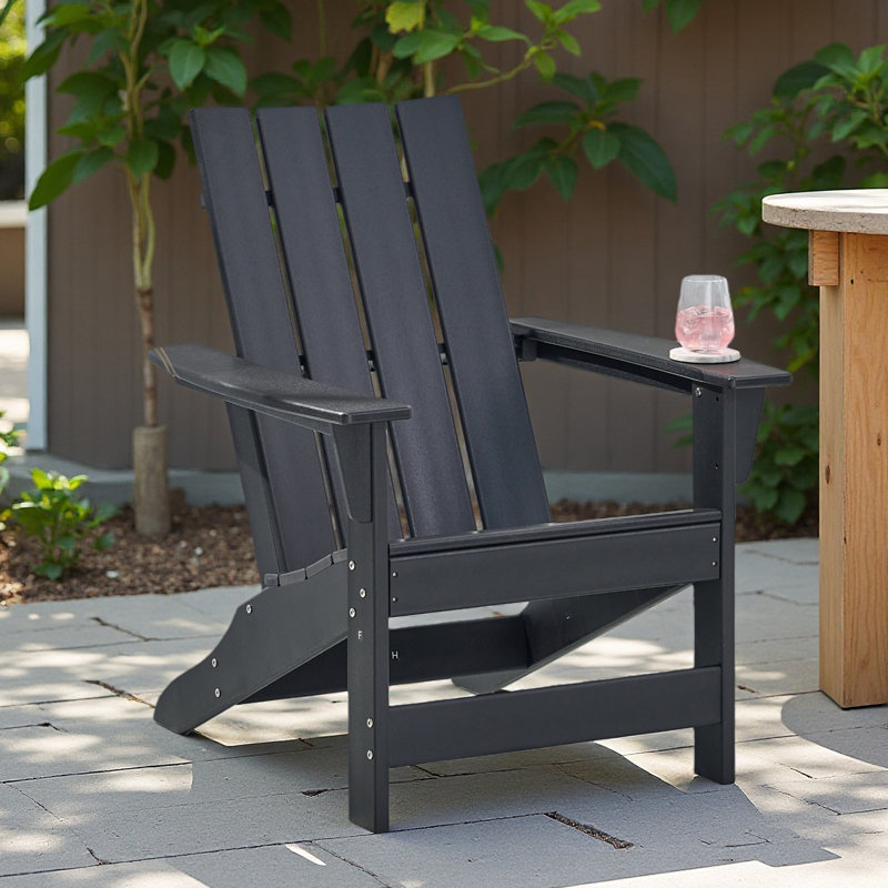 Chaise Adirondack, Noir