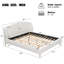 Lit plateforme tapissier Romano Boucle-1072328564