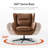 Arcana Modern Faux Leather Swivel Wingback Chair-303155184