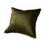 Housse de coussin Dey, velours vert forêt luxueux brillant, carré 20 pouces-122359257