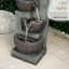 Fontaine cascade à 5 niveaux avec lumières DEL