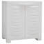 Adjustable 25.5" Plastic 1-Shelf Freestanding Garage Storage Cabinet-402490295