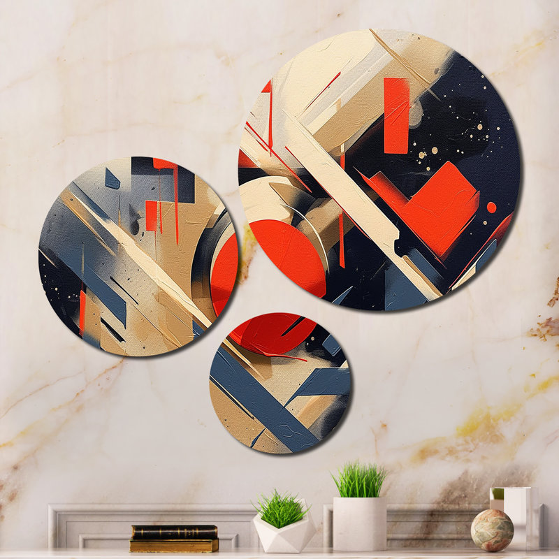 Ensemble de 3 décorations murales