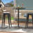 Round Metal Base Dining Table-97807354-97807355-97807353